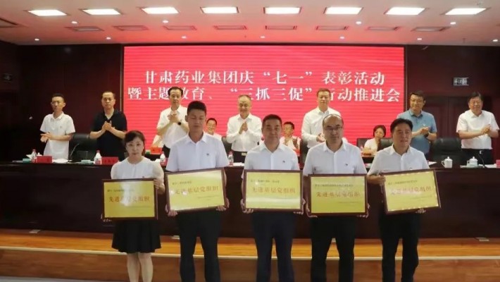 甘肅藥業(yè)集團(tuán)科技創(chuàng)新研究院黨支部榮獲“先進(jìn)基層黨組織”稱號(hào)！